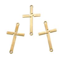 Stainless Steel Connector, Cross, more colors for choice, 26x14x1mm, Sold By PC