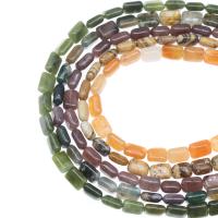 Perles bijoux en pierres gemmes, pierre gemme, rectangle, DIY, plus de couleurs à choisir, 6x9x4mm, Vendu par 38 cm brin