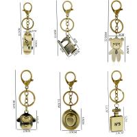Zinklegierung Schlüssel Verschluss, plattiert, unisex & verschiedene Stile für Wahl, keine, frei von Nickel, Blei & Kadmium, 12mm, verkauft von PC