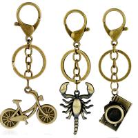 Zinc Alloy Key Clasp plated Unisex nickel lead & cadmium free 12mm Sold By PC
