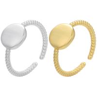 Brass Cuff Finger Ring, plated, Adjustable & for woman, more colors for choice, 21x9.50mm, Hole:Approx 1.5mm, Inner Diameter:Approx 17mm, 5PCs/Lot, Sold By Lot
