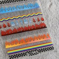 Συγκολλητικό χαρτί Finger Nail Decal, περισσότερα χρώματα για την επιλογή, 80x103mm, Sold Με PC