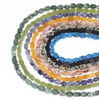 Mischedelstein Perlen, Edelstein, DIY, keine, 8x12mm, verkauft per 38 cm Strang