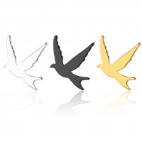 Stainless Steel Stud Earrings, Bird, plated, fashion jewelry & for woman, more colors for choice, Sold By Pair
