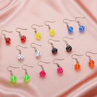 Acrylic Jewelry Earring Zinc Alloy with Acrylic fashion jewelry & for woman Sold By Lot