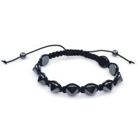Hematite Bracelet, fashion jewelry & for man, more colors for choice, 200mm, Sold By Strand