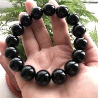 Gemstone Bracelets Schorl Unisex black Length 15.7 Inch Sold By PC