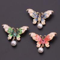 Zinc Alloy Brooches Butterfly plated for woman nickel lead & cadmium free Sold By PC