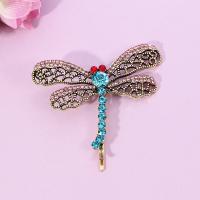 New Hot Halloween Jewelry and Decor Zinc Alloy with Rhinestone Dragonfly plated Unisex blue nickel lead & cadmium free Sold By PC