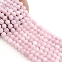 Kunzite Beads Round polished DIY pink Sold Per 38 cm Strand