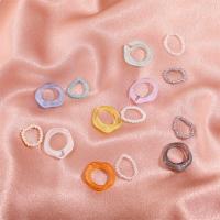 Acrylic Finger Ring, 2 pieces & fashion jewelry & for woman, more colors for choice, Sold By Set