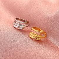 Zink Alloy Cuff finger ring, Feather, plated, mode smycken & Unisex, fler färger för val, Säljs av PC