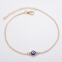 Evil Eye Jewelry Bracelet Stainless Steel with 1.97inch extender chain plated for woman & enamel Length Approx 6.3 Inch Sold By PC