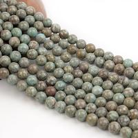 Maifan Stein Perle, rund, poliert, DIY, gemischte Farben, verkauft per 38 cm Strang
