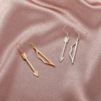 Asymmetric Earrings Zinc Alloy Arrow plated fashion jewelry & for woman Sold By Pair