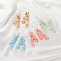 Acrylic Jewelry Earring, fashion jewelry & for woman, more colors for choice, Sold By Pair