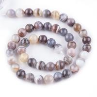 Persian Gulf Agate Beads, Round, polished, DIY, mixed colors, Sold Per 38 cm Strand