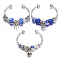 Brass Cuff Finger Ring, with Resin, Cartoon, plated, different styles for choice & for woman & enamel & with cubic zirconia, blue, nickel, lead & cadmium free, Sold By PC