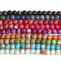 Impression Jaspis Perle, rund, poliert, verschiedene Größen vorhanden & verschiedene Stile für Wahl, keine, verkauft per ca. 14.6 ZollInch Strang