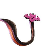 PVC-plastic Snavel clip, met Vilt, Halloween Jewelry Gift & voor vrouw, meer kleuren voor de keuze, 400mm, Verkocht door PC