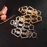 Hair Barrettes Zinc Alloy Pentagon plated fashion jewelry & for woman Sold By PC