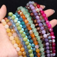 Perles de pierres précieuses mixtes, Pierre naturelle, Rond, DIY & facettes, plus de couleurs à choisir, 8mm, Vendu par 38 cm brin