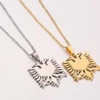 Stainless Steel Jewelry Necklace eagle fashion jewelry & for woman Length 17.71 Inch Sold By PC