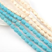 Turquoise Beads, Drum, polished, DIY & faceted, more colors for choice, Sold Per 38 cm Strand