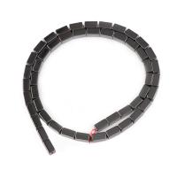 Magnetic Hematite Beads Rectangle polished DIY black Sold Per 38 cm Strand