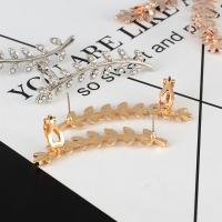 Fashion Earring Cuff and Wraps Zinc Alloy plated fashion jewelry & for woman & with rhinestone Sold By PC