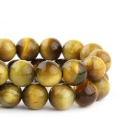 Natural Tiger Eye Beads, Round, polished, DIY, mixed colors, Sold Per 38 cm Strand