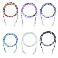 Seedbead Mask Chain Holder, with Silicone, anti-skidding, more colors for choice, 700mm, 10PCs/Lot, Sold By Lot