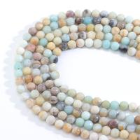 Mischedelstein Perlen, Naturstein, rund, DIY & facettierte, keine, verkauft per 38 cm Strang