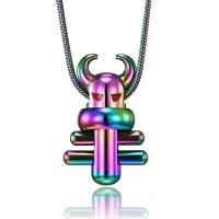 Stainless Steel Jewelry Necklace Cartoon plated Unisex Length Approx 19.68 Inch Sold By Lot