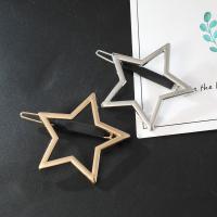 Hair Clip Zinc Alloy Star plated fashion jewelry & for woman 49mm Sold By PC
