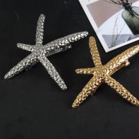 Hair Barrettes, Tibetan Style, Starfish, plated, fashion jewelry & for woman, more colors for choice, Sold By PC