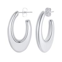 Stainless Steel Drop Earring, plated, fashion jewelry & for woman & hollow, more colors for choice, 30x17mm, Sold By Pair