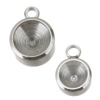Stainless Steel Pendant Setting DIY original color Sold By PC