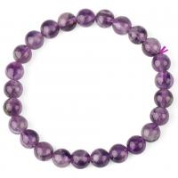Gemstone Bracelets, different materials for choice & Unisex, more colors for choice, 8mm, Sold Per 6.22 Inch Strand