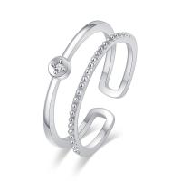 Mesing Pljuska prst prsten, s Vještački dijamant, pozlaćen, za žene, više boja za izbor, nikal, olovo i kadmij besplatno, 4mm, Prodano By PC