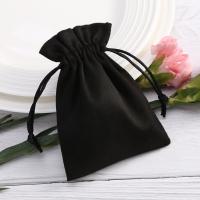 Jewelry Pouches Bags Suede black Sold By PC