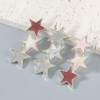 Hair Clip Zinc Alloy with Resin Star plated fashion jewelry & for woman Sold By PC