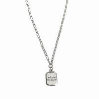 925 Sterling Silver Necklaces, with 1.97inch extender chain, for woman, nickel, lead & cadmium free, Length:Approx 15.75 Inch, Sold By PC