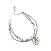 925 Sterling Silver Bangle Bracelet, with 1.57inch extender chain, for woman, nickel, lead & cadmium free, Length:Approx 6.3 Inch, Sold By PC