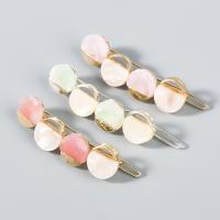 Hair Clip Zinc Alloy with Resin fashion jewelry & for woman Sold By PC