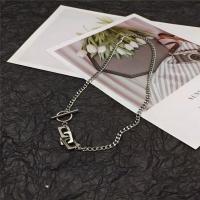Collier de bijoux en acier inoxydable, bijoux de mode & unisexe, couleur originale, 450mm, Vendu par brin