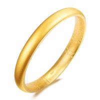 Brass Bangle, gold color plated, different size for choice & for woman & frosted, golden, nickel, lead & cadmium free, Sold By PC