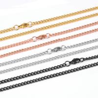 Nerezová ocel Nekclace Chain, 304 Stainless Steel, Twist oválný řetězu, více barev na výběr, Prodáno By PC