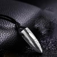 Titanium Steel Necklace silver color plated for man silver color Sold By PC