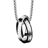 Titanium Steel Necklace with 3mm extender chain plated box chain & for man silver color Length Approx 600 mm Sold By PC
